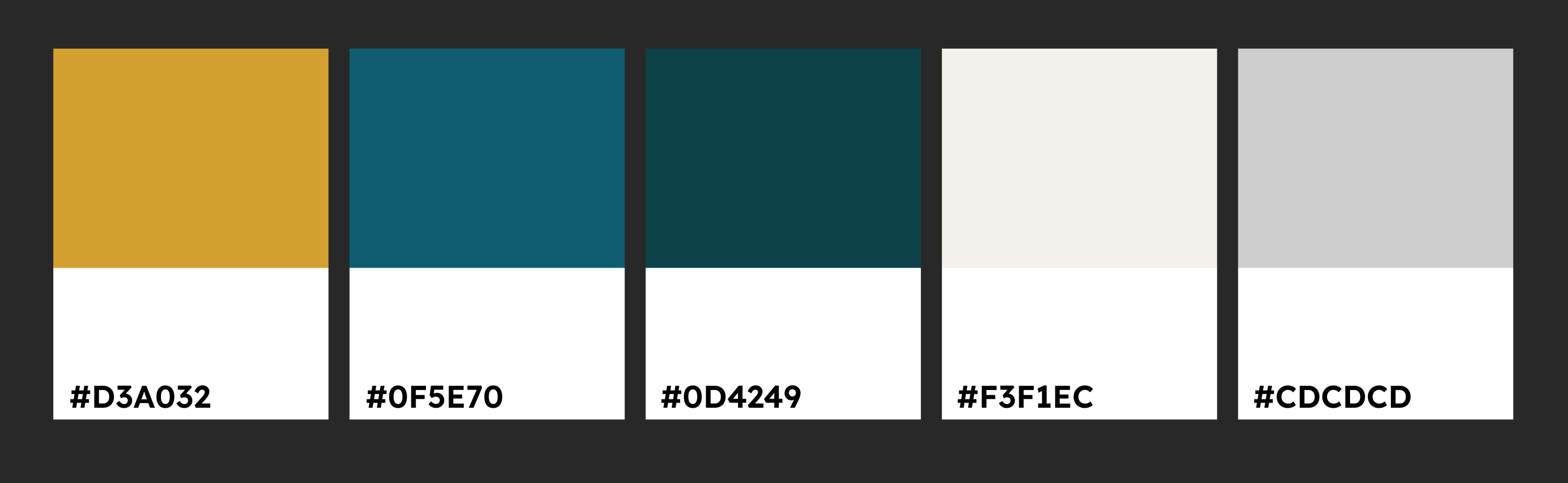 Color palette of Paw Hub